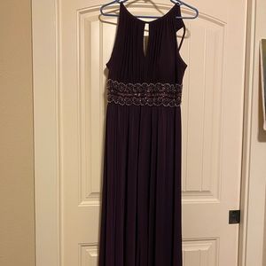 Long purple formal dress